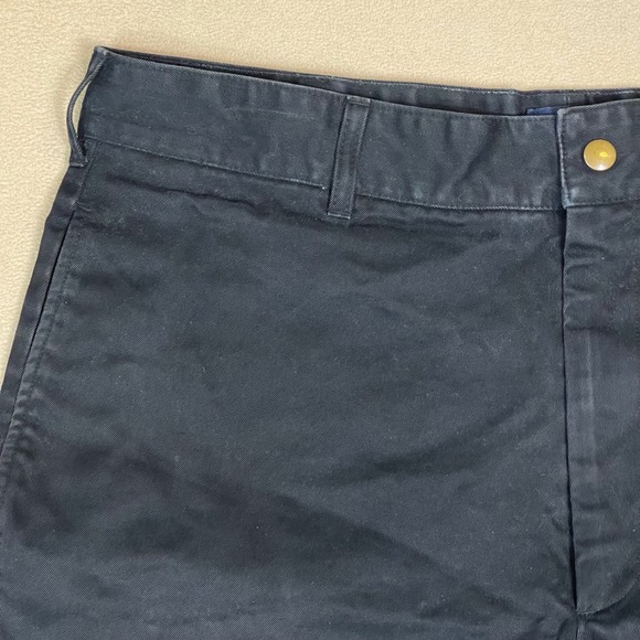 NOAH Mens XL Navy‎ Blue Cotton Twill Cut Off Shorts Skater Streetwear Casual - Picture 3 of 13